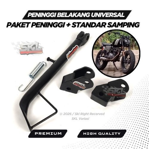 Paket Peninggi Shock Belakang Honda Tiger Megapro Motor Bebek Dengan Double Shock Swing Arm Kotak