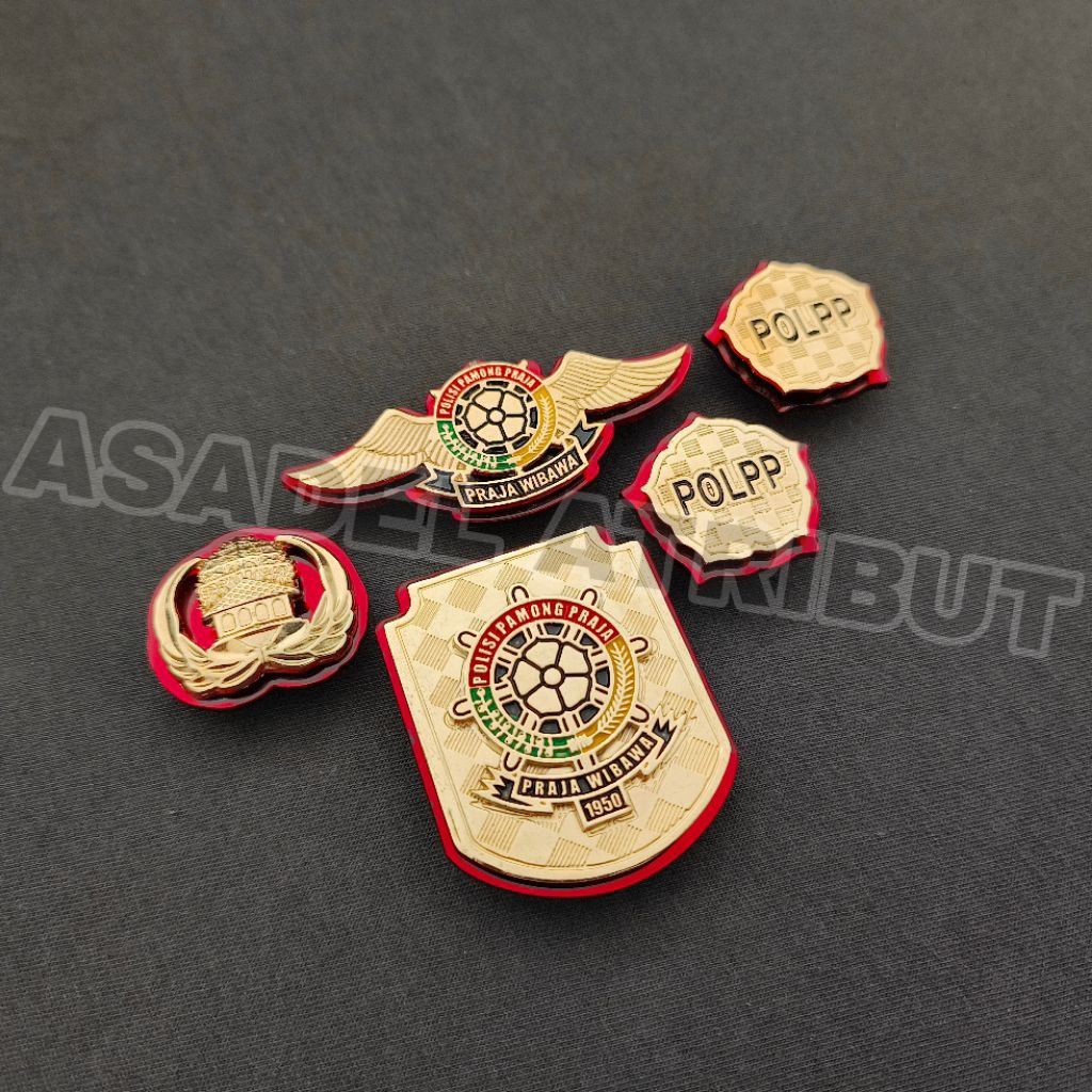 ATRIBUT SATPOL PP PREMIUM / ATRIBUT POL PP PREMIUM / SET PIN SATPOL PP PREMIUM / SET PIN POL PP PREM