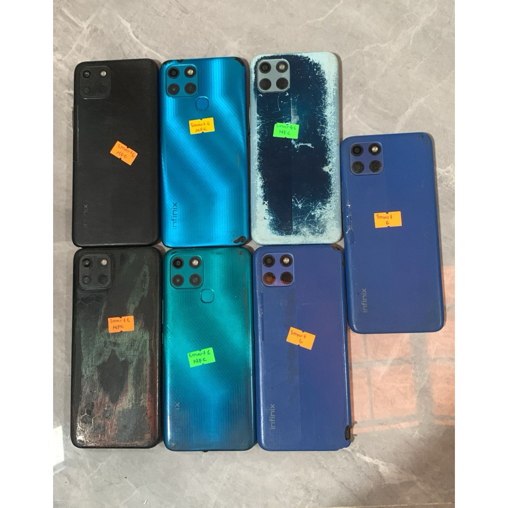 Infinix Smart 6 NFC mesin normal, minus LCD