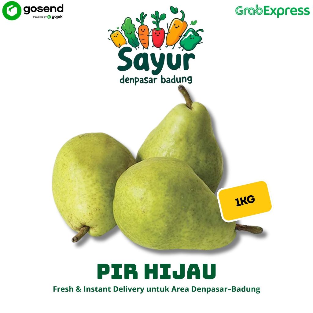 Pir Hijau 1kg - Sayur Denpasar Badung