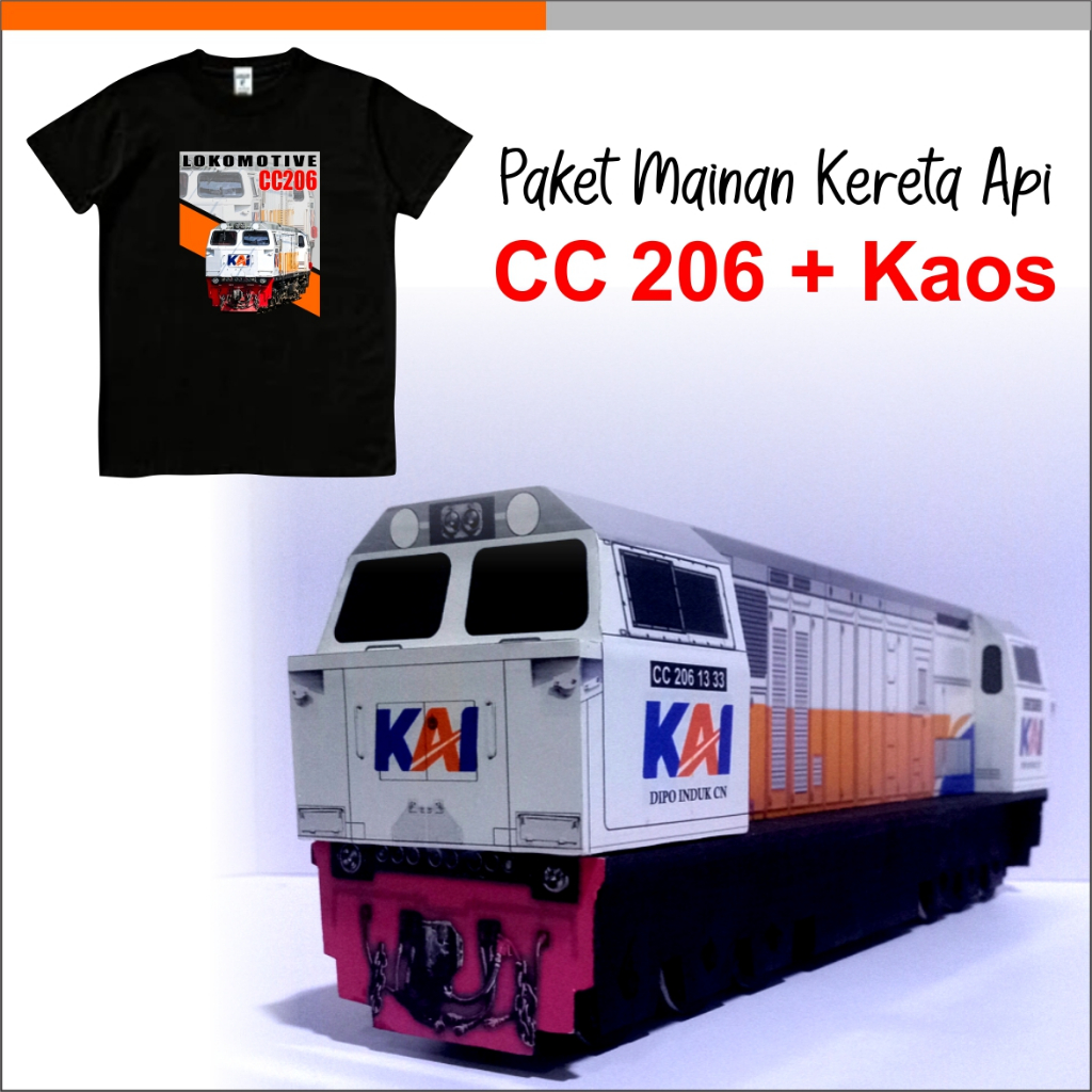 Kereta Mainan cc206 + Kaos
