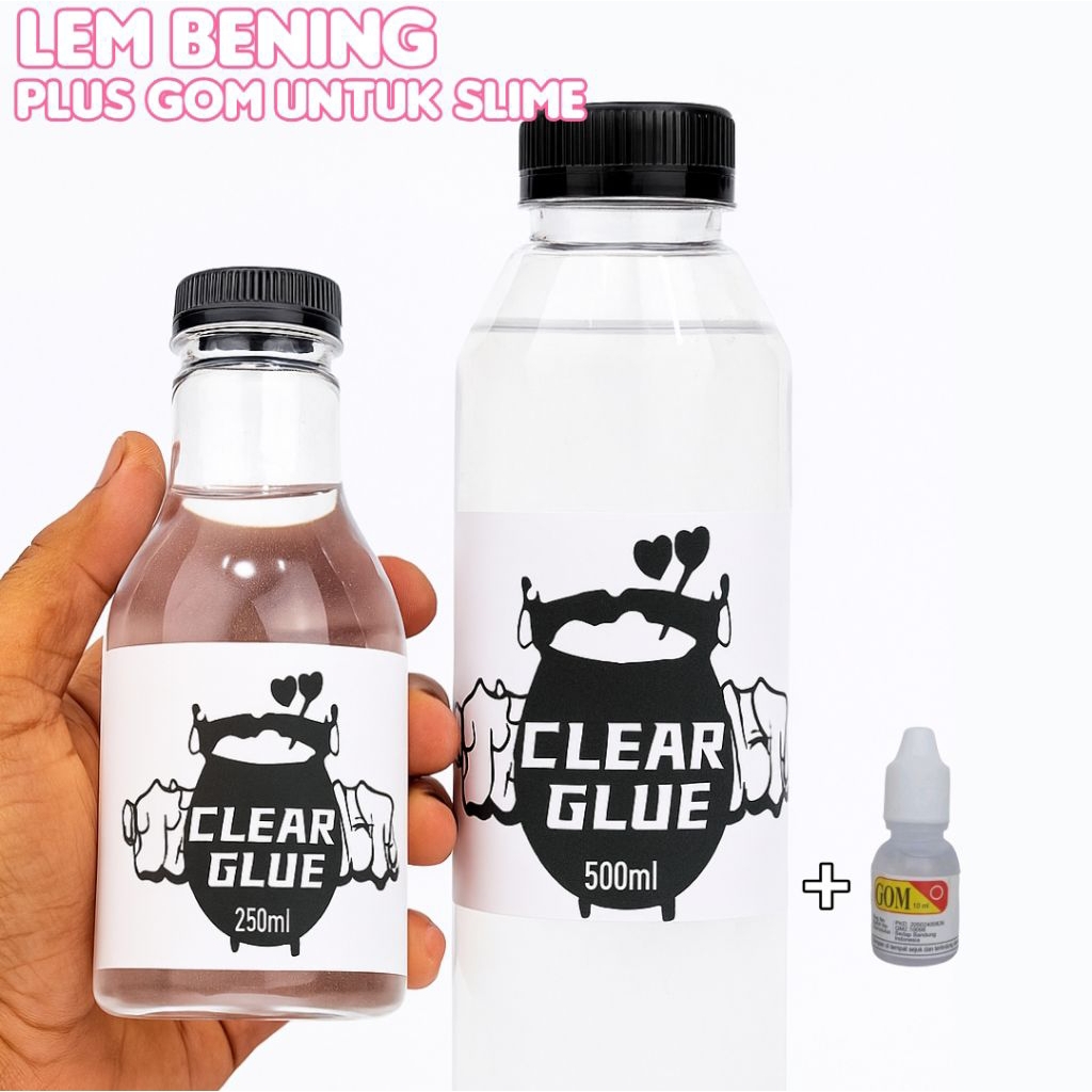 Slime Lem Bening Clear Glue Joyko Lem bening Lem Cair Bening