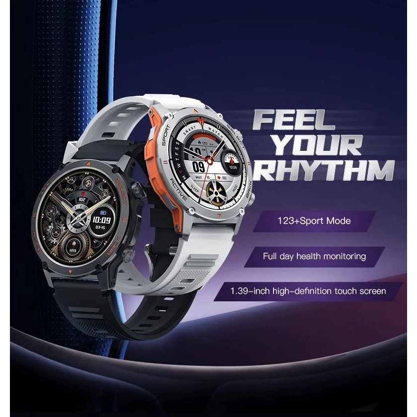 Smartwatch Z136 Original Terbaik Amoled Screen Keren Fitur Telepon Kesehatan Olahraga Anti Air