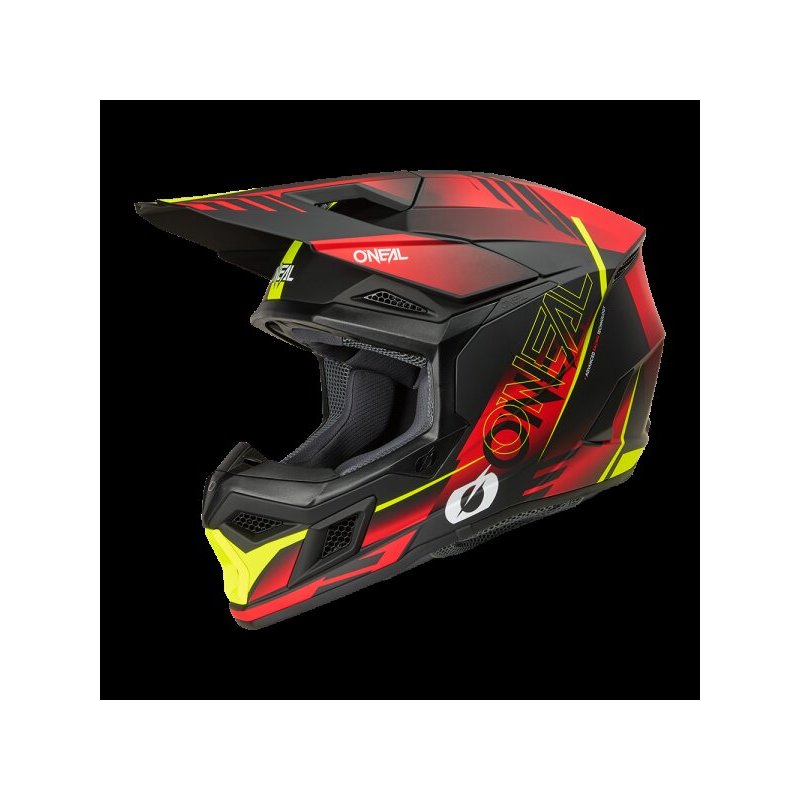 HELM ONEAL 3 SERIES 2026 HAZE BLACK RED NEON YELLOW HELM CROSS ONEAL 3 SERIES 2026 HAZE BLACK RED NE