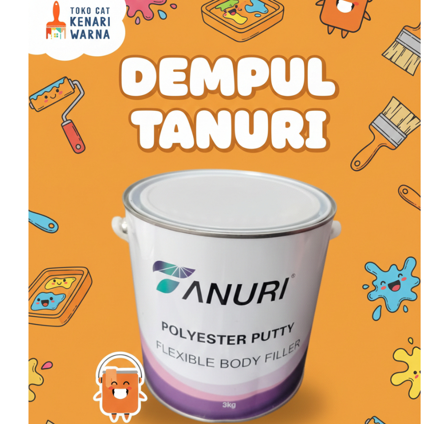 TANURI POLYESTER PUTTY - DEMPUL TANURI