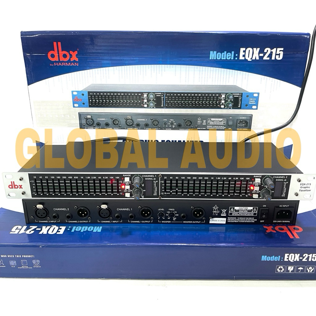 Equaliser Dbx Eqx 215+ New Grade A equlizer dbx eqx215+ ( Bisa COD )