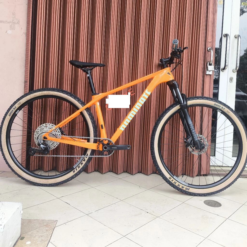 DOMINATE CXC COMP R 29"er Carbon Shimano Deore 12-Speed Fullbike Sepeda Hardtail MTB XC - Orange Siz