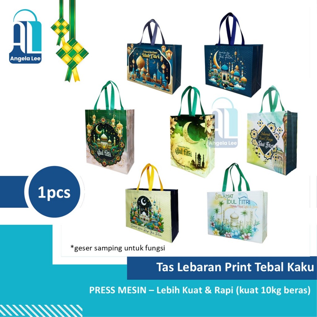Tas Hampers Lebaran Idul Fitri Sembako Ramadhan Tebal Kaku Eksklusif Muat Sembako