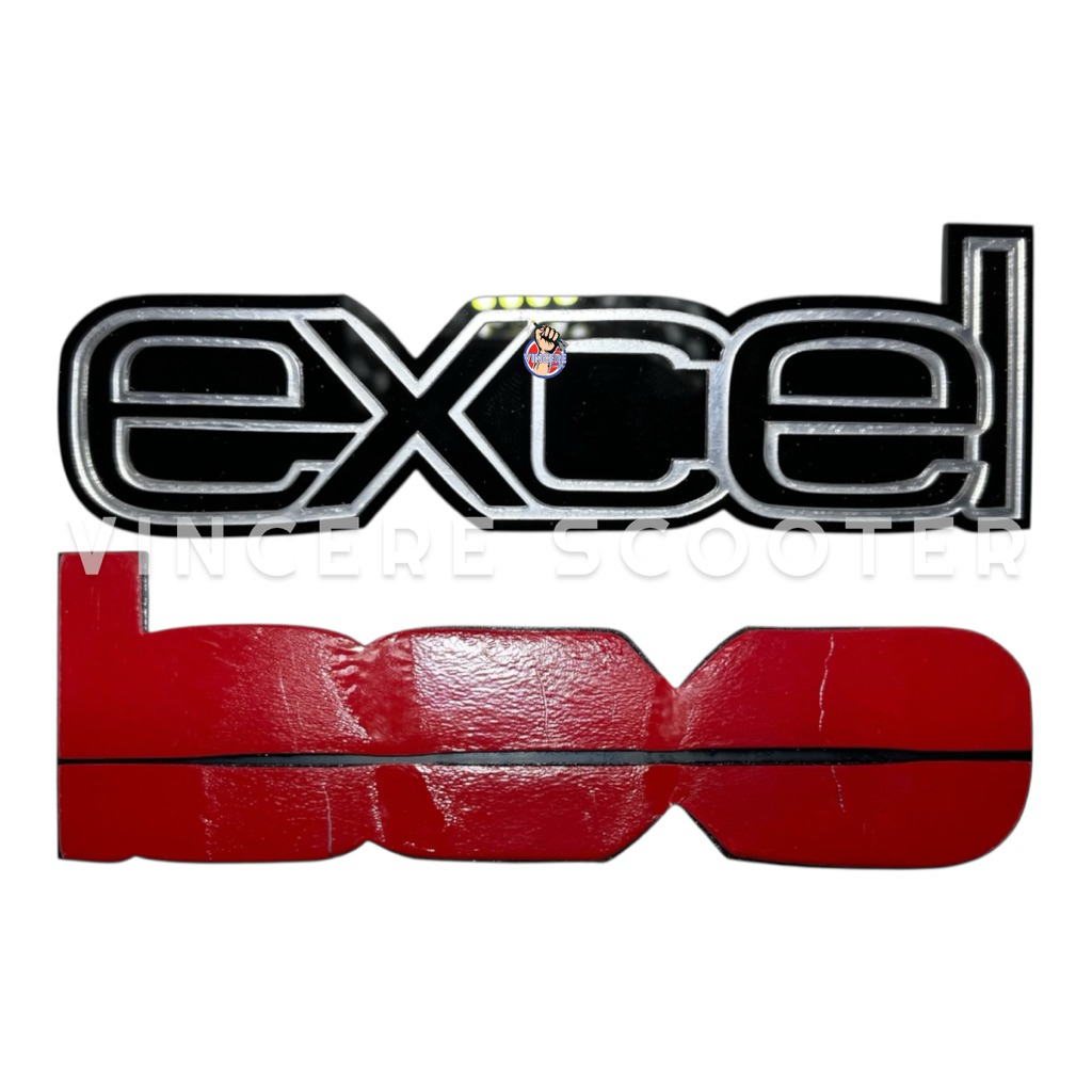 Emblem Tepong Samping Akrilik Resin Vespa Excel