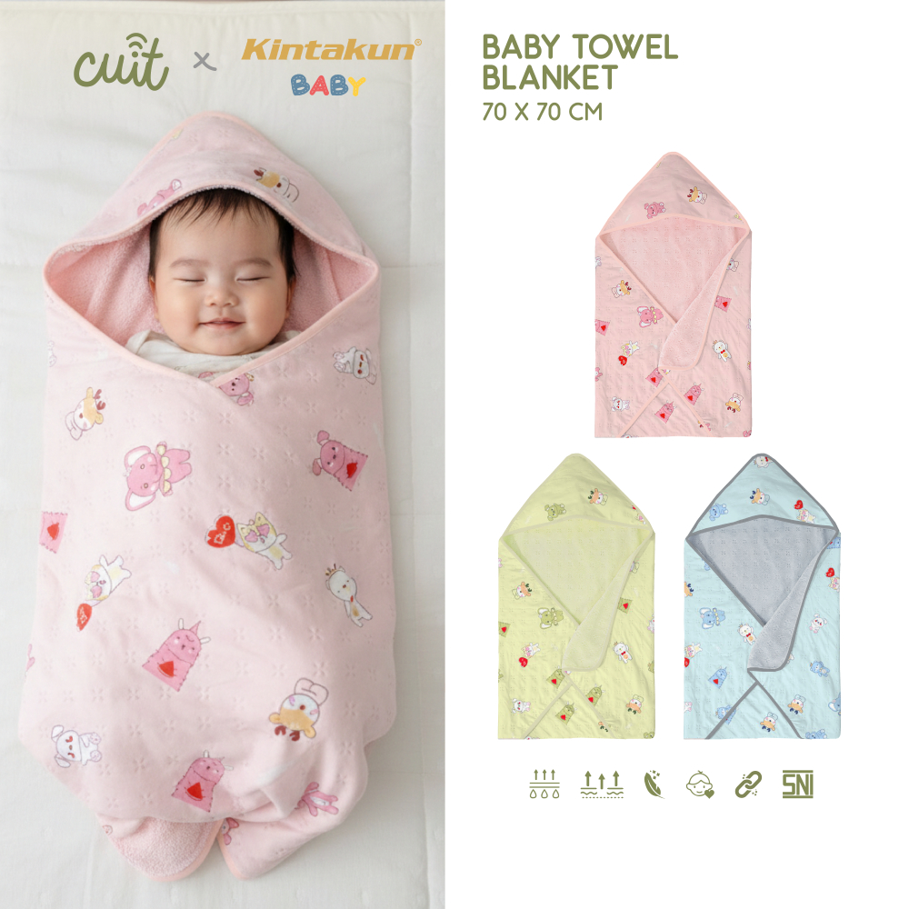 CUIT X KINTAKUN BABY Towel Blanket Handuk Selimut 70 x 70 cm