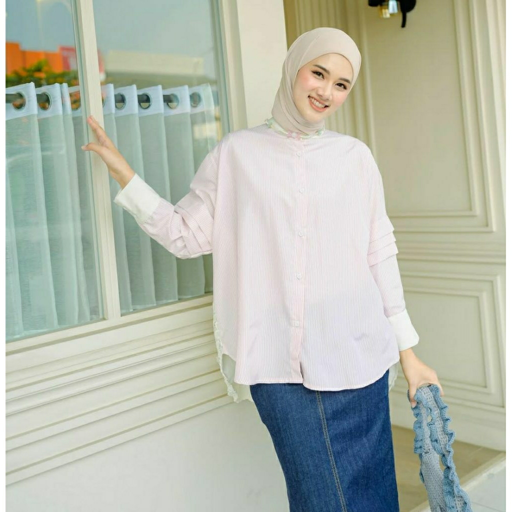 preloved mooi serena soft pink/preloved haidee orlin/Preloved Dress/Preloved Tunik/Haideeorlin/Haide