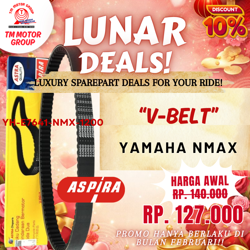V-BELT/VANBELT YAMAHA NMAX ORIGINAL ASPIRA