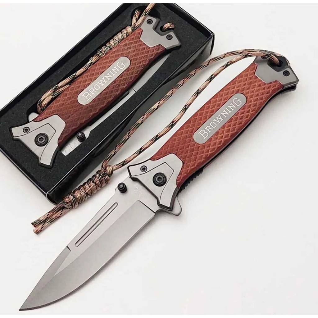 PISAU LIPAT BROWNING 364 / Pisau Lipat CK BROWNING P752 / PISAU BERBURU ORIGINAL PISAU SURVIVAL MULT
