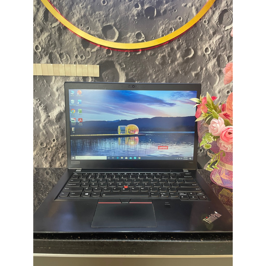 LENOVO THINKPAD T480S SECOND LAPTOP BEKAS, CORE i5, SSD 256GB, RAM 16GB, 14" INTEL UHD