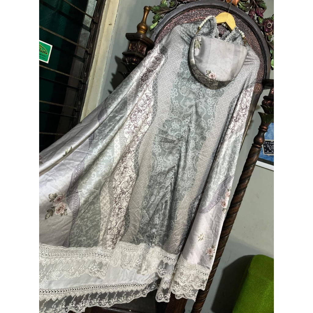 Mukena Armany Silk Premium - Nyaman, Ringan, dan Elegan