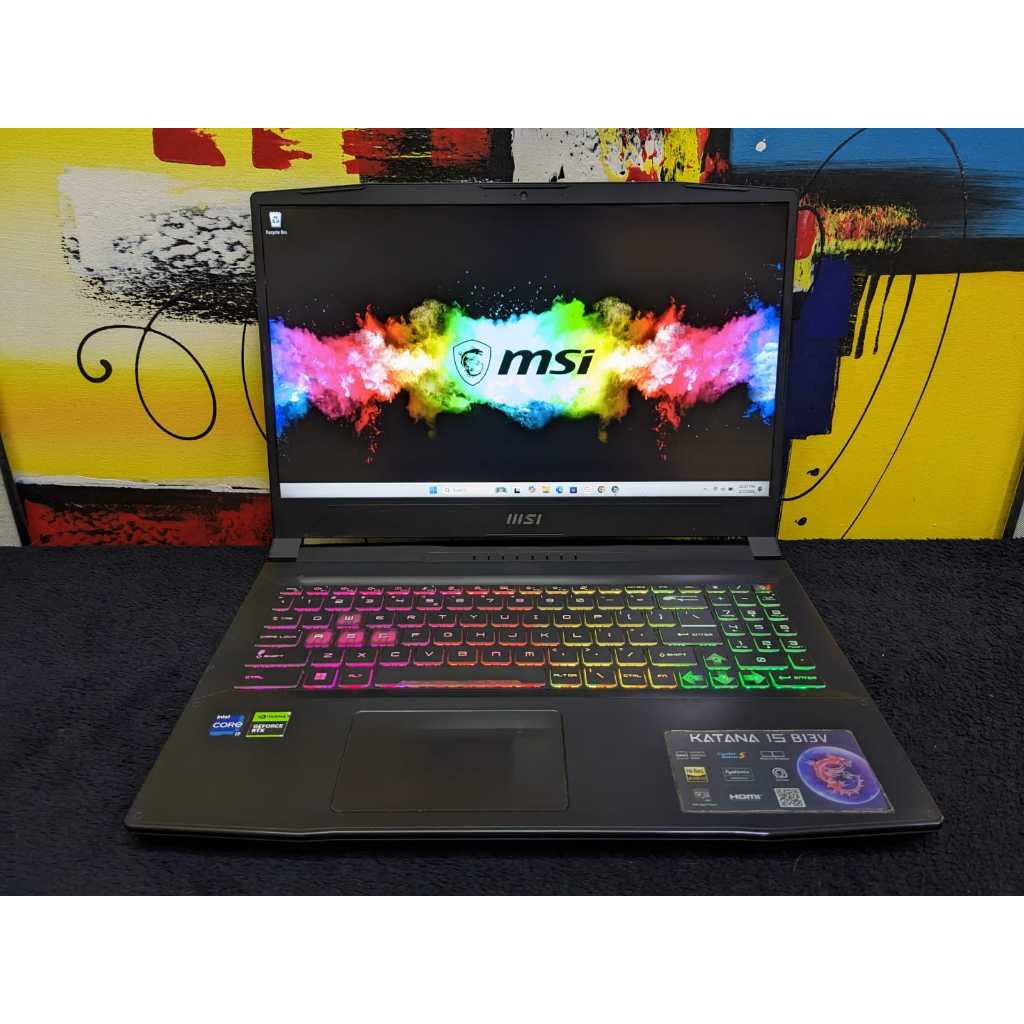 Laptop Gaming MSI Katana 15 Core i7 13620H 16 RAM 1TB SSD Nvidia RTX 4060 8GB