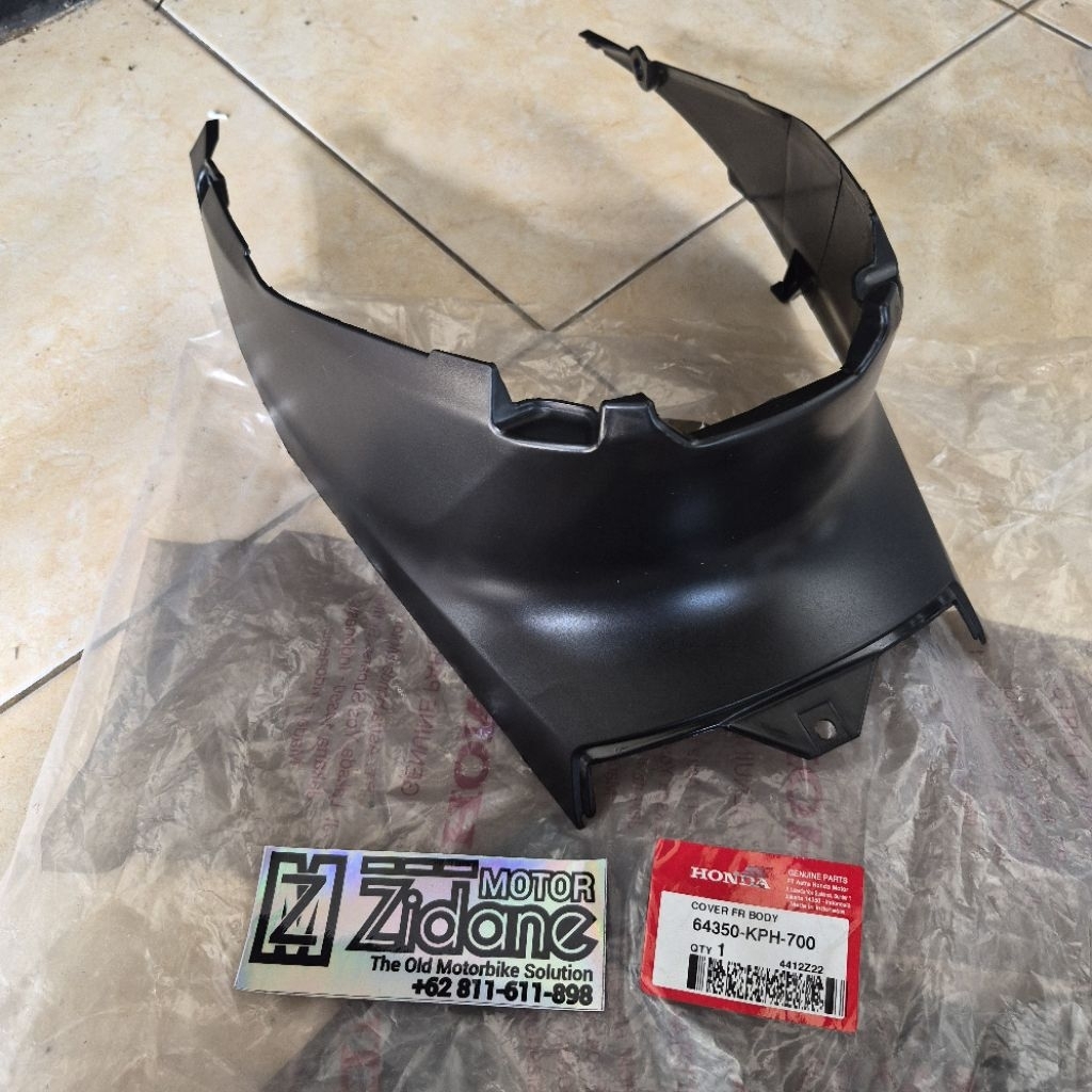 cover tutup bagasi luar cover jok bawah supra X125 X 125 Batman kucing garong original 64350-KPH-700