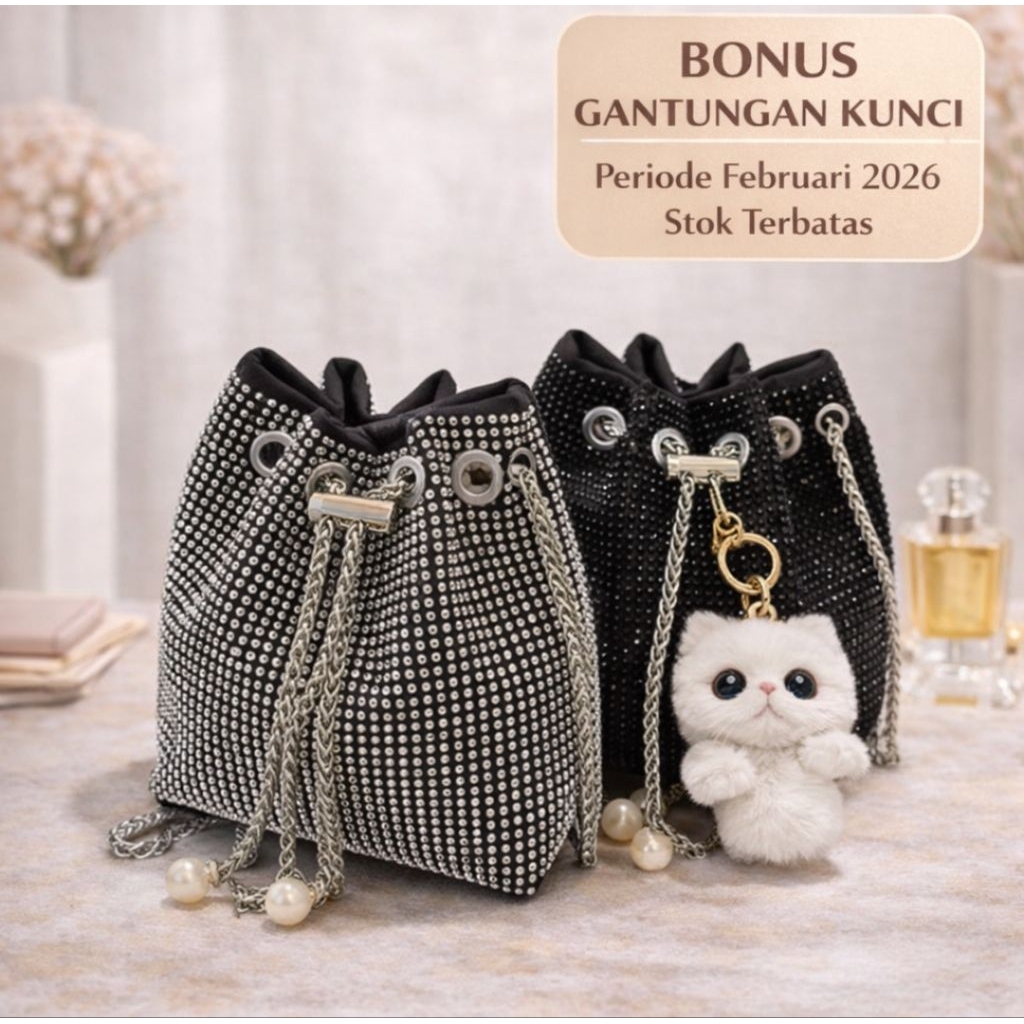 Tas Fashion Import Selempang Wanita – Sling Bag Elegan untuk Kondangan
