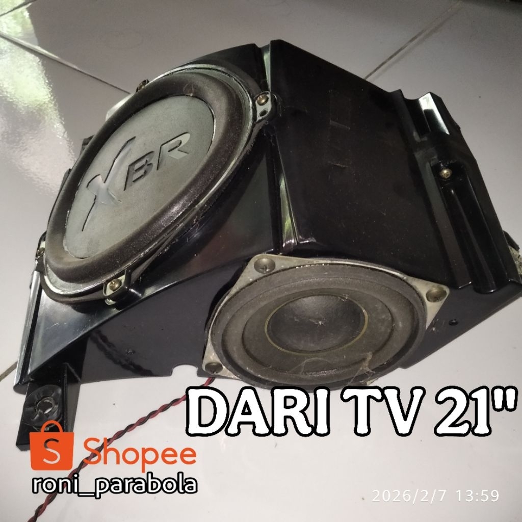 SPEAKER XBR BEKAS CABUTAN TV POLYTRON NORMAL