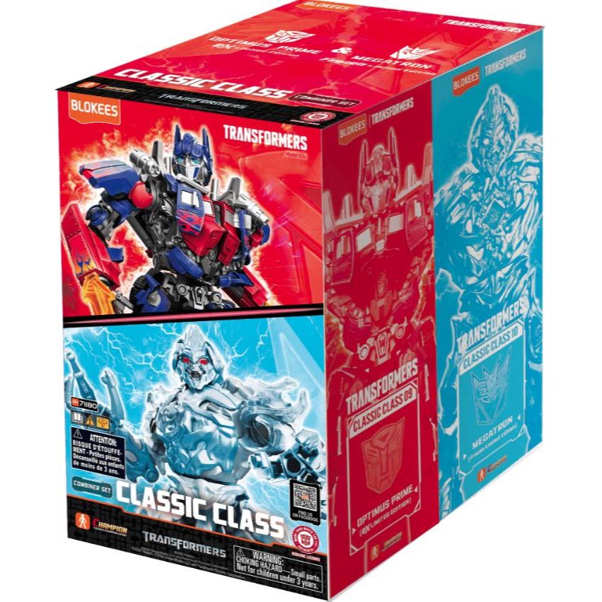 Blokees Transformers LIMITED EDITION Classic Class EX Optimus Prime Megatron - Koleksi Mainan Action