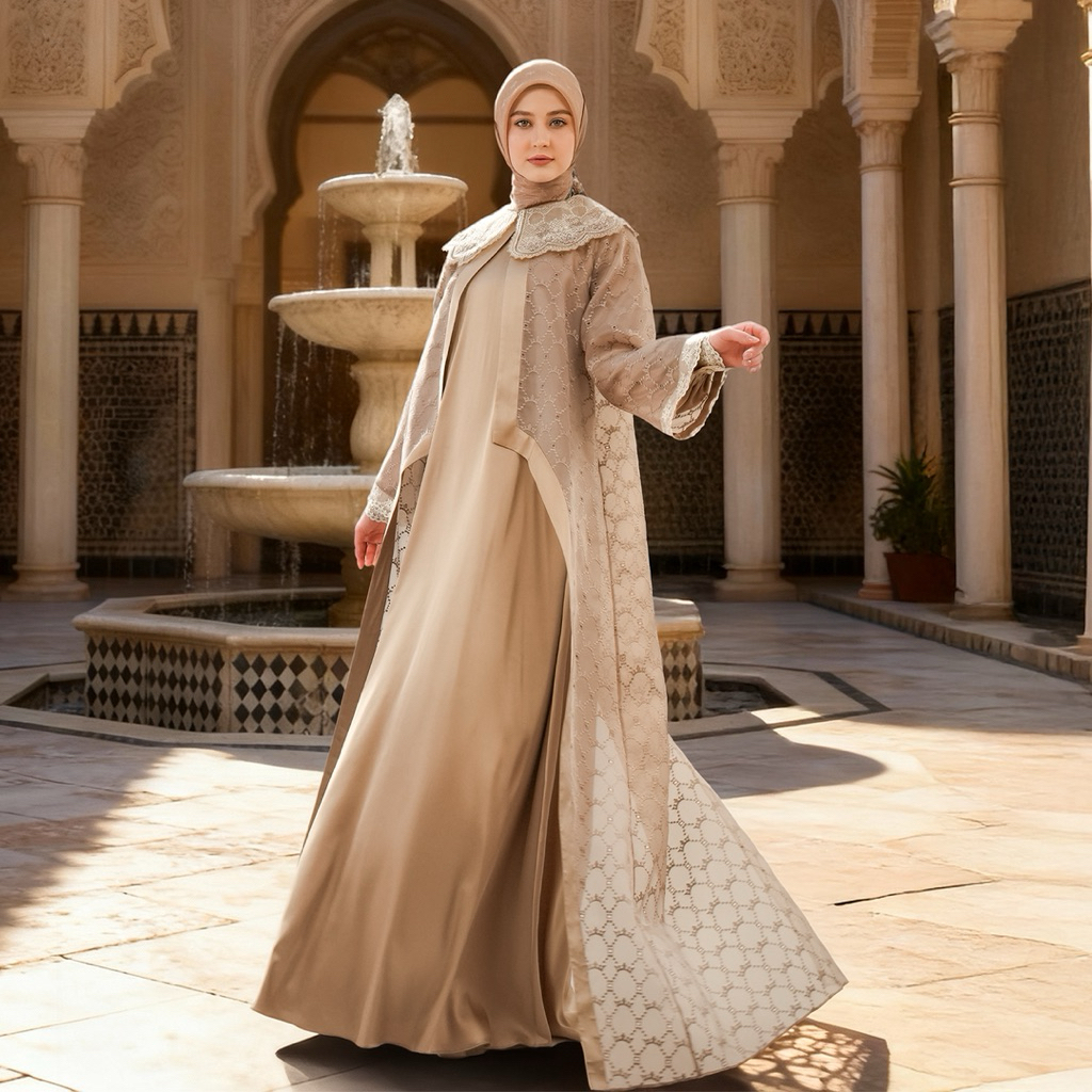 Mandjha Raya Collection Quincy Dress by Ivan Gunawan - Gamis Original By Ivan Gunawan