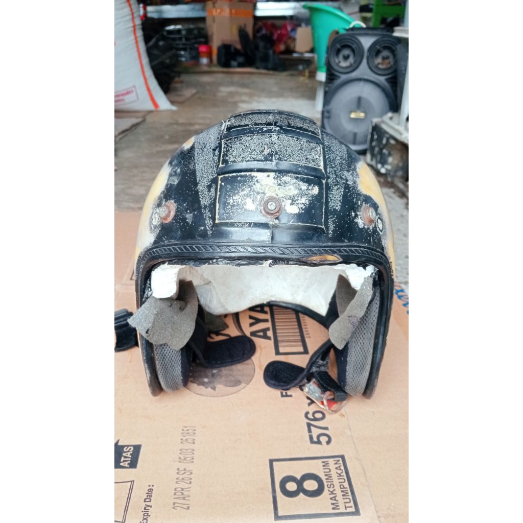 helm robot bahan gading bahan ORI bekas