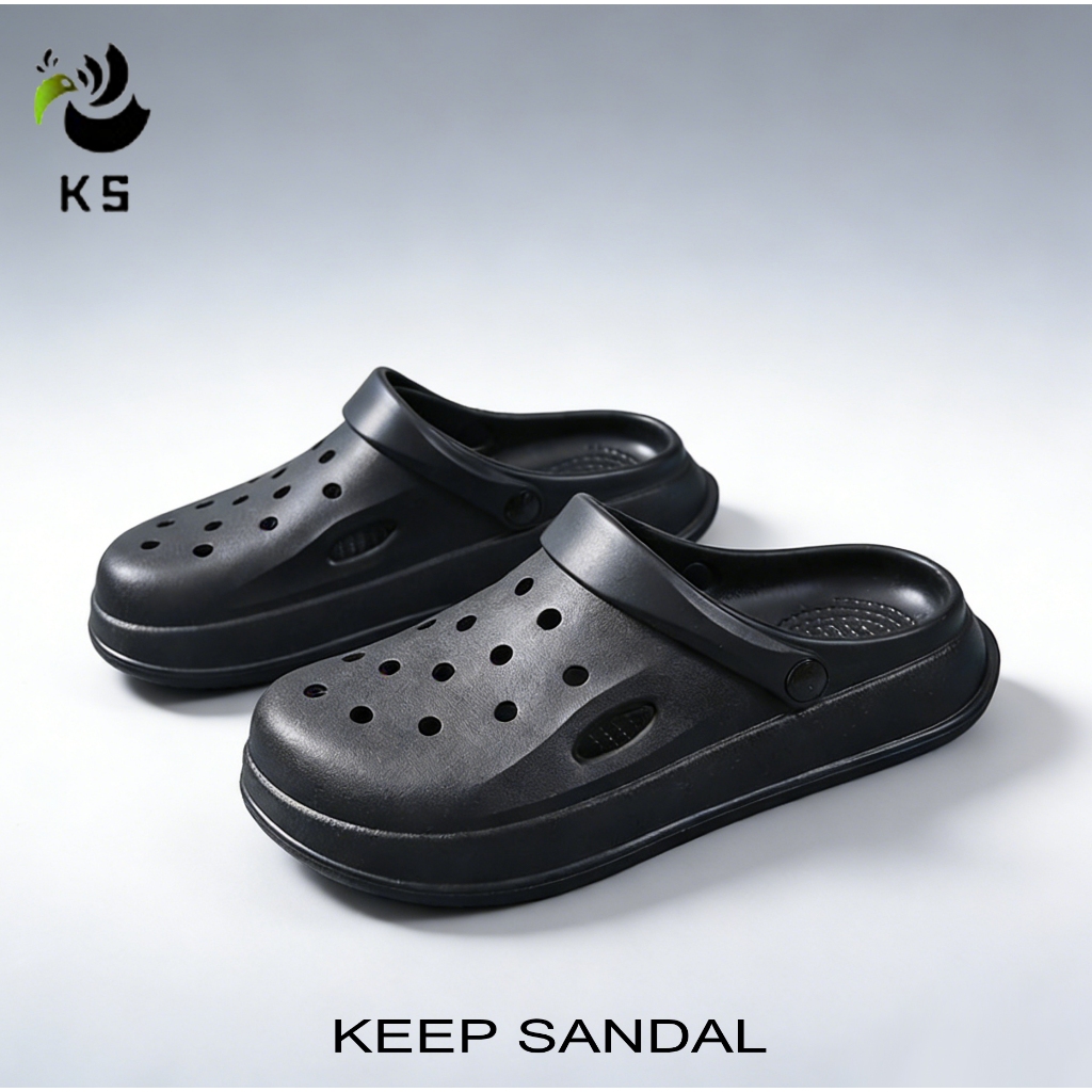 Sandal Karet Pria Sandal Selop Polos Pria Casual Eva Cowok Stylish Terbaru Sandal Kodok Pria Size 39