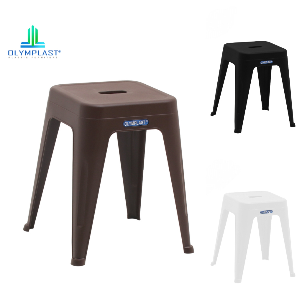 Kursi plastik bakso iron stool plastik olymplast kursi teras kursi makan tanpa sandaran