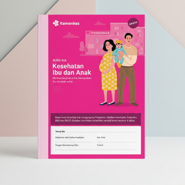 Buku KIA 2025 / 2026 buku KIA baru buku KIA NEW 2026, free tas kesehatan ibu dan anak