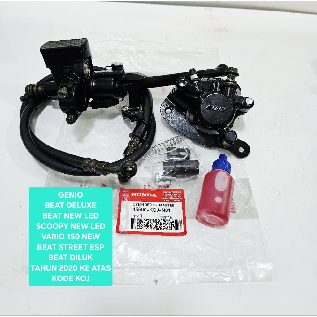 KALIPER DEPAN PALA BABI DEPAN GENIO BEAT DELUXE BEAT NEW LED SCOOPY NEW LED VARIO 150 NEW BEAT STREE