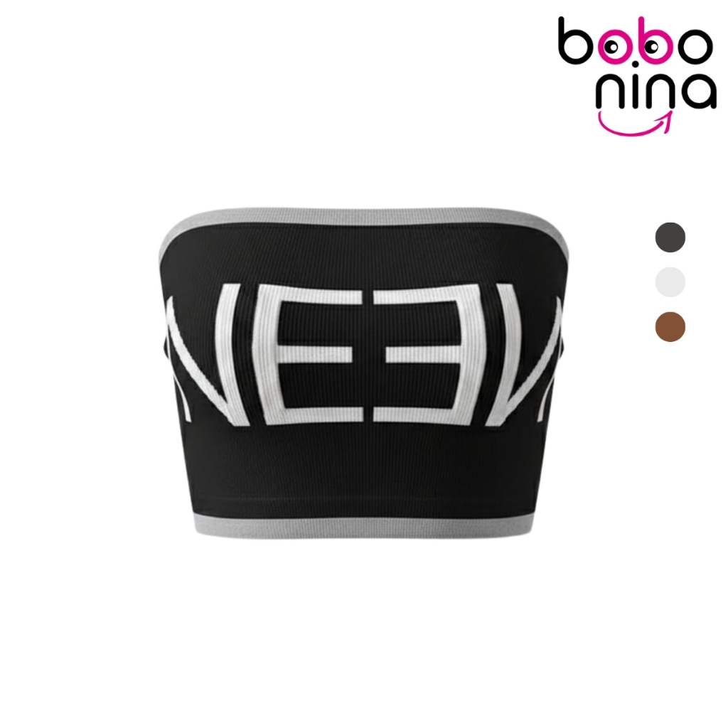 Ninabobo BR219 Bra Kemben Kamisol Wanita CropTanpa Tali BH Cewek Dengan Cup Busa Kekinian