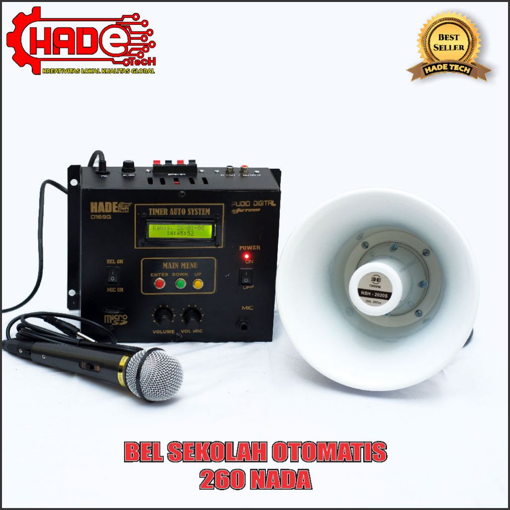 Bel Sekolah /Pabrik Otomatis Lengkap