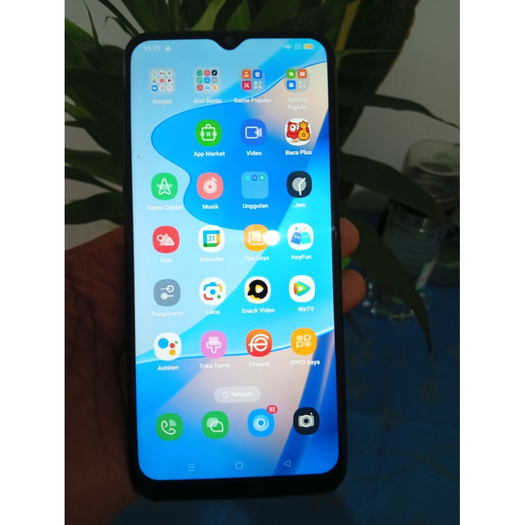Di jual HP Oppo A16 RAM 3/32 Memori Barang Bagus Mulus, Kondisi Normal Semua Siap Pakai