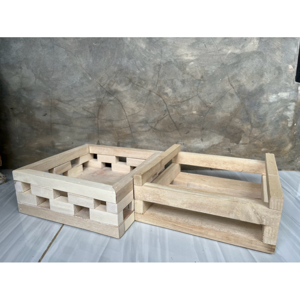 L.F LIVING - Kotak Hampers / Kotak Buah / Kotak Kayu Serbaguna