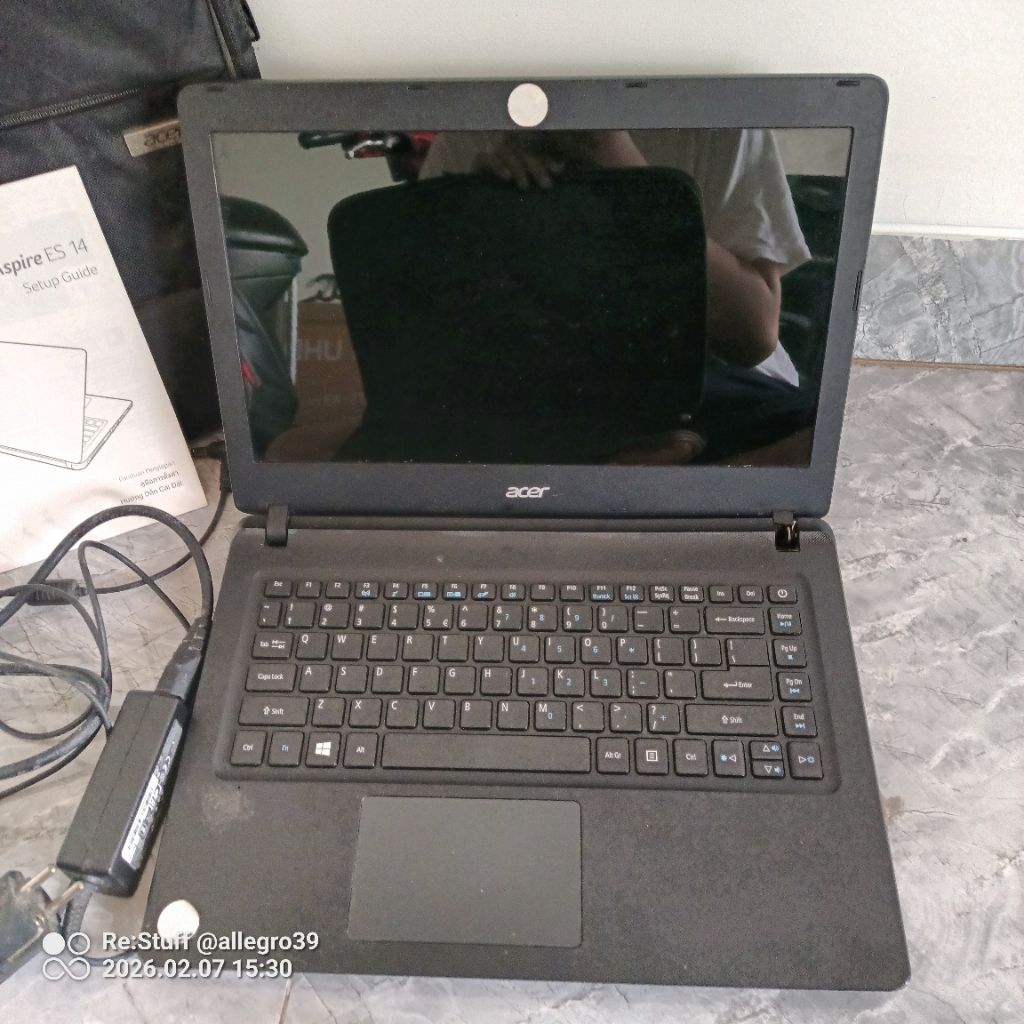 [BEKAS] Laptop Acer Aspire ES 14 (2017) - Kondisi Rusak dan Mati (baca deskripsi)