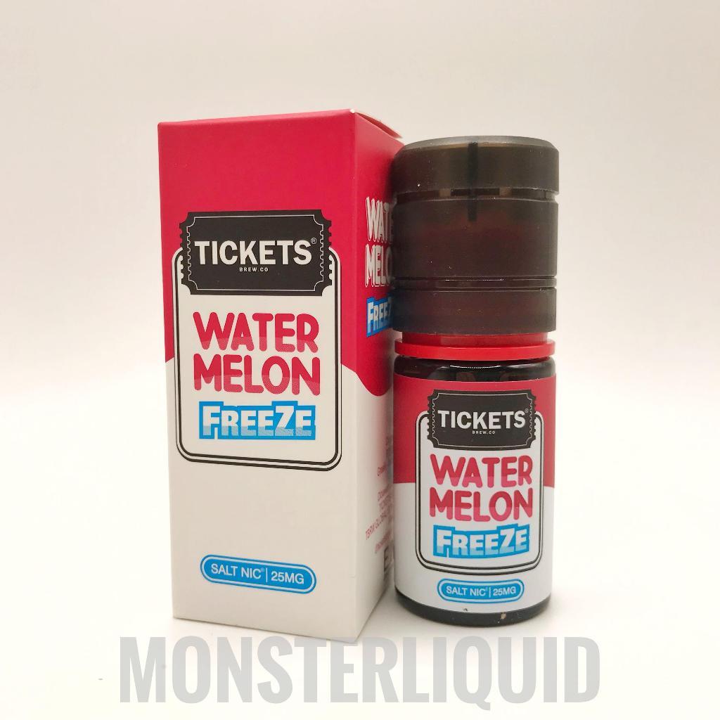 [ SALT NIC ] TICKETS BREW WATERMELON FREEZE BY EJM 25MG 30ML LIQUID