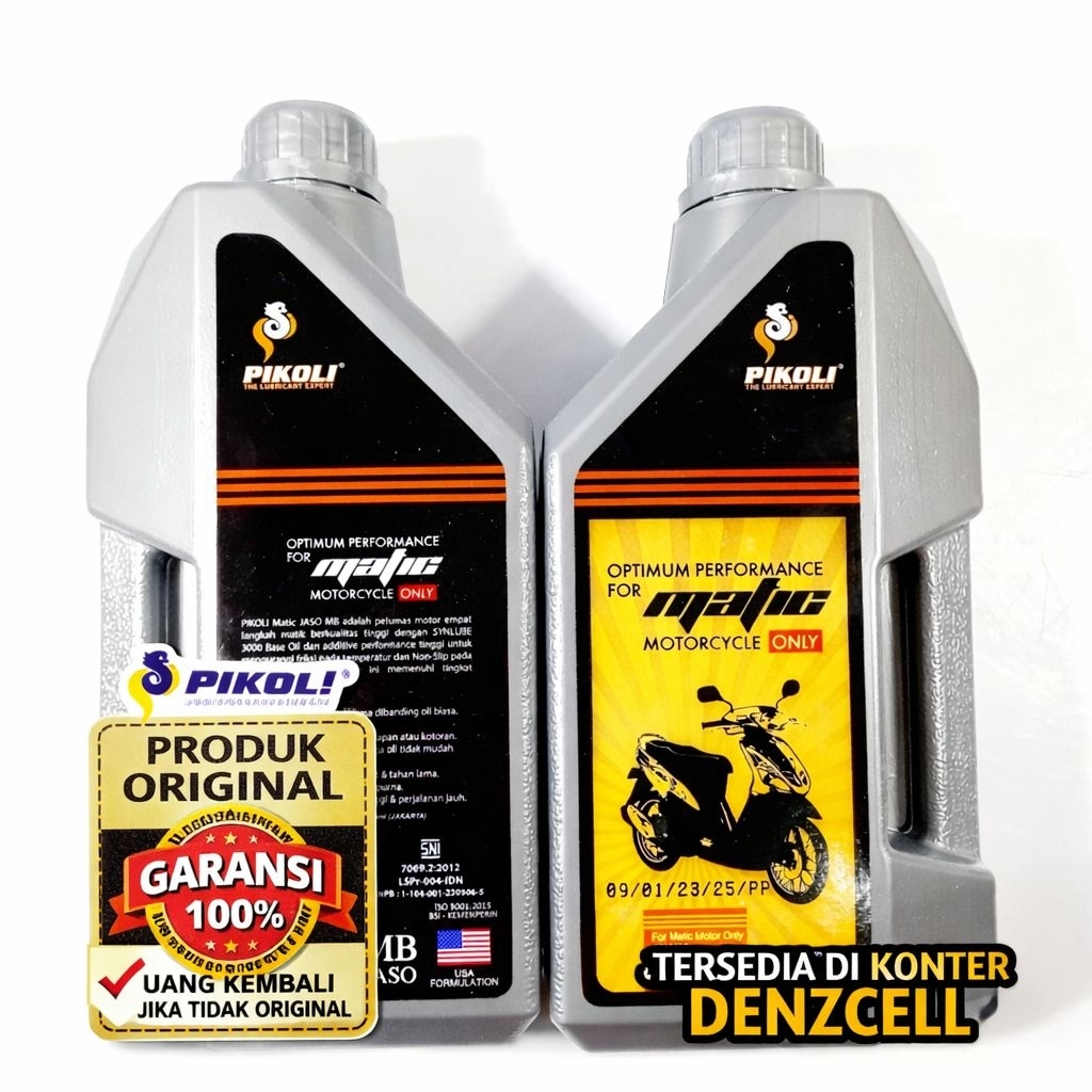 Oli Motor Pikoli Matic 800ml - Full Synthetic, Teknologi Synthetic Blend, Ramah Lingkungan