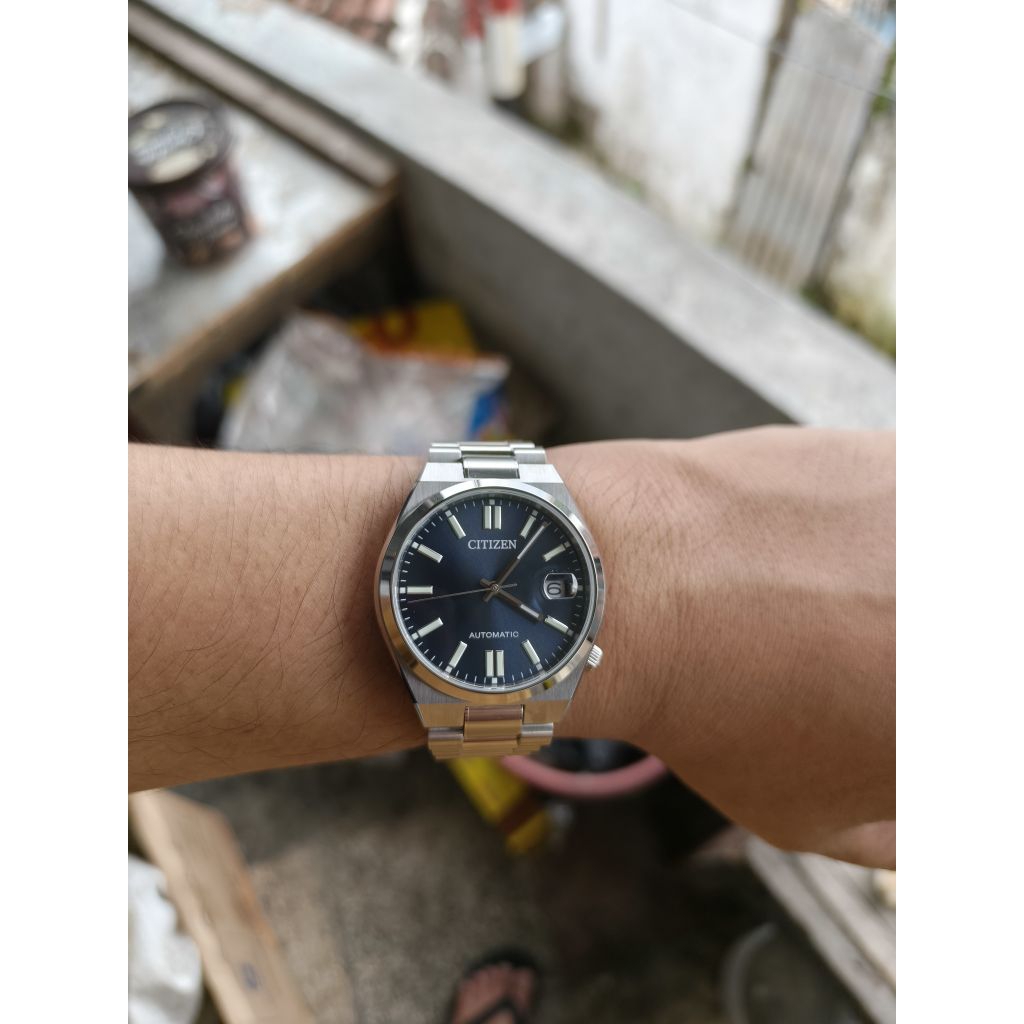 citizen tsuyosa 37 mm blue dial