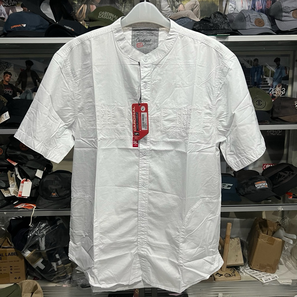 Baju Koko Cardinal Bigsize Original Lengan Pendek / Kemeja Koko Cardinal Jumbo