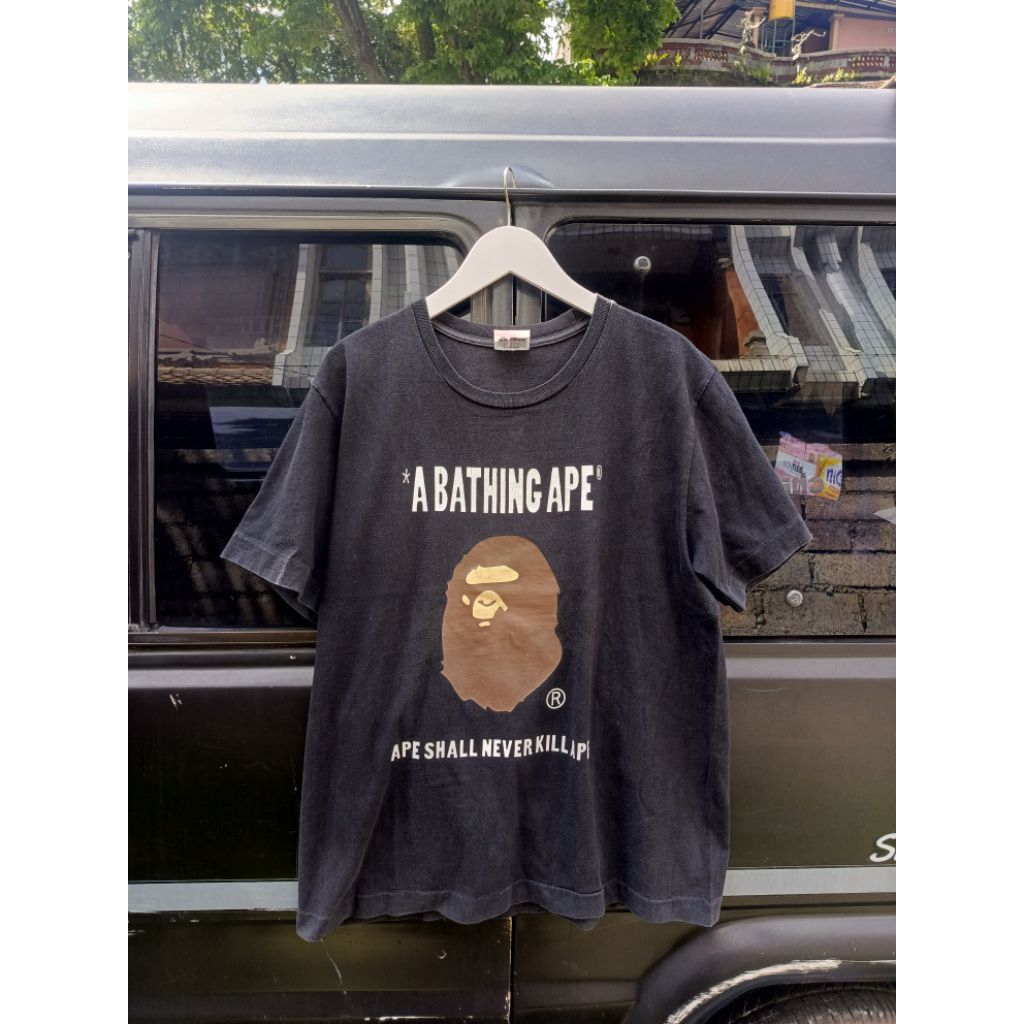 Kaos *A BATHING APE® APE SHALL NEVER KILL APE 90's