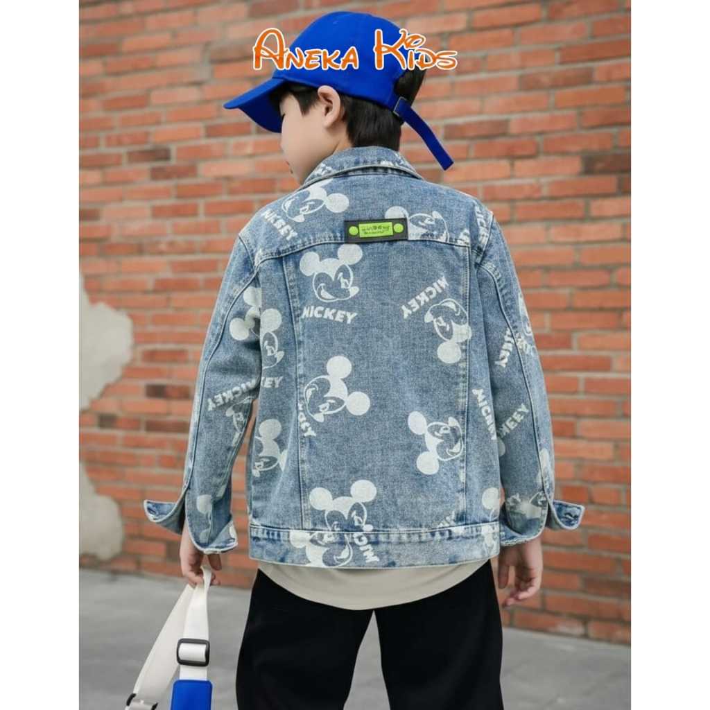 Zipper Jacket Parasut Anak Mix motif dan warna Jacket Jeans Anak