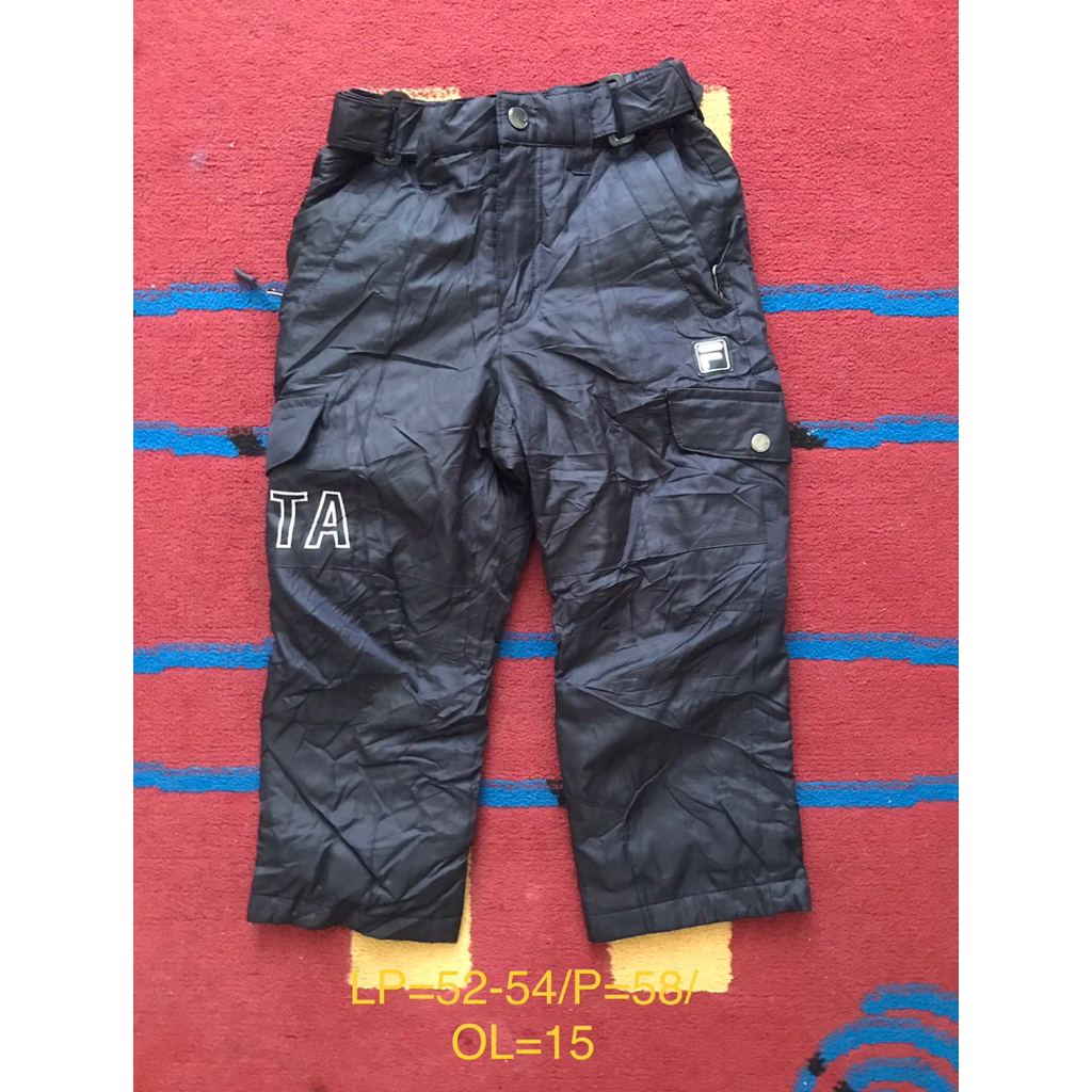 celana winter ski snowboard musim dingin anak fila second like new