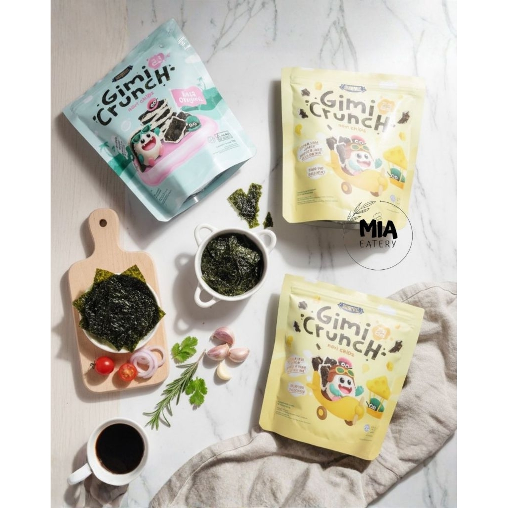 Gimicrunch Granville rumput laut crispy snack anak Nori korea