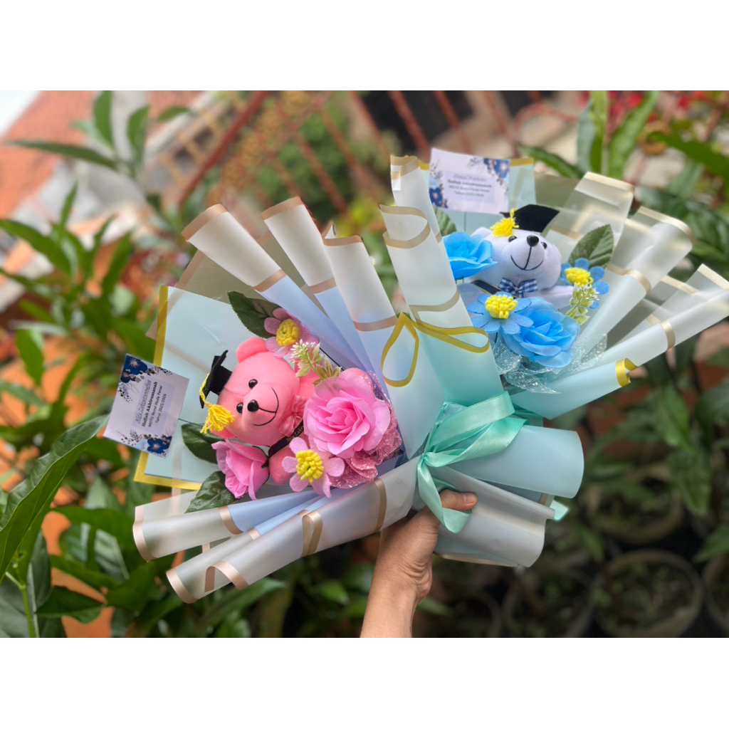 Kado WISUDA CEWE COWO GIFT GRADUATION HADIAH SOUVENIR WISUDA MURAH BUKET BONEKA WISUDA BUKET BUNGA M