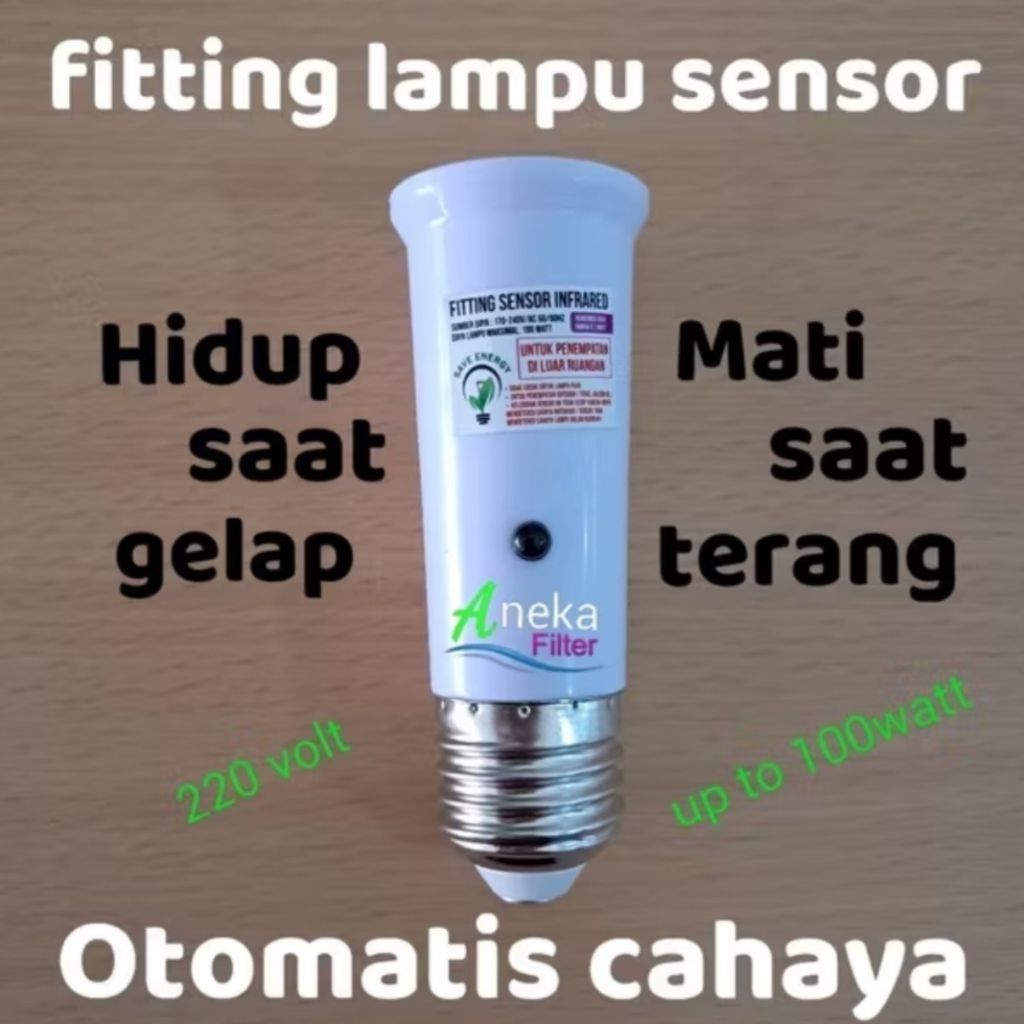 sensor lampu otomatis
