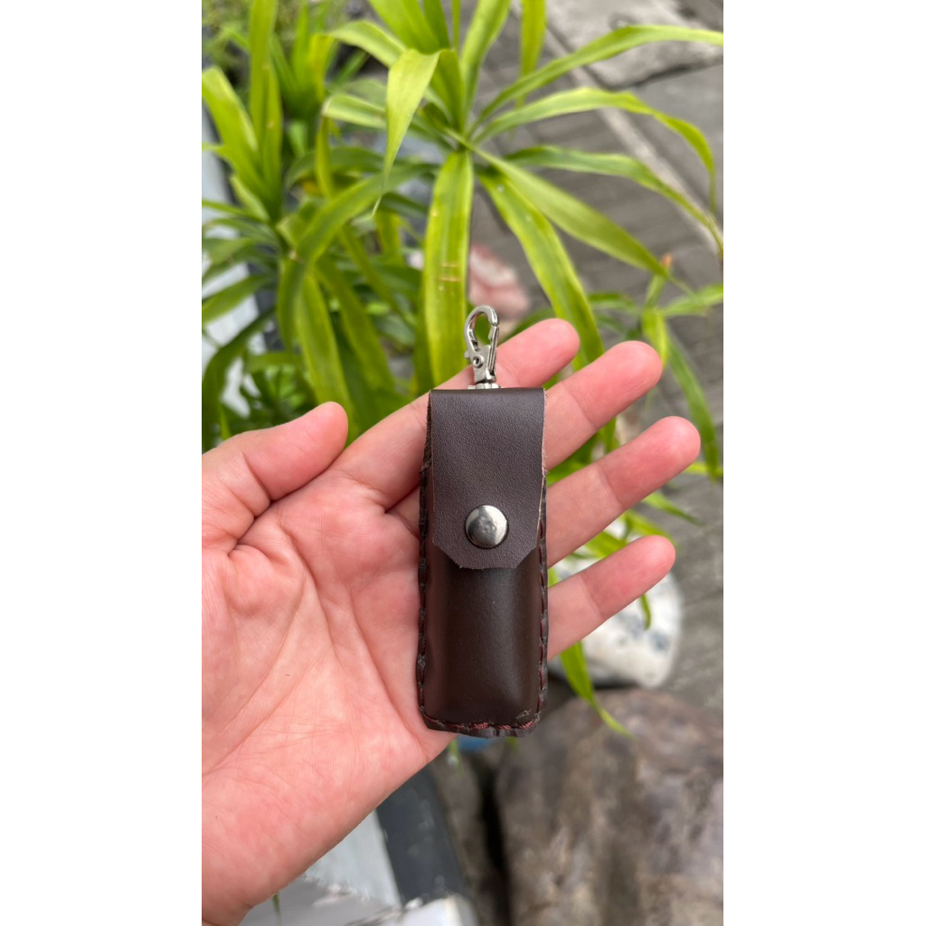 Sarung Korek Api Kulit asli free Korek