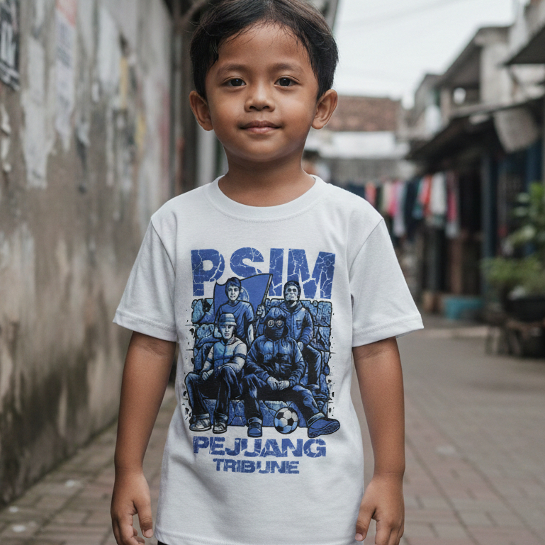 Kaos Distro Psim Pejuang Tribun Putih Laskar Mataram Hooligans Kids