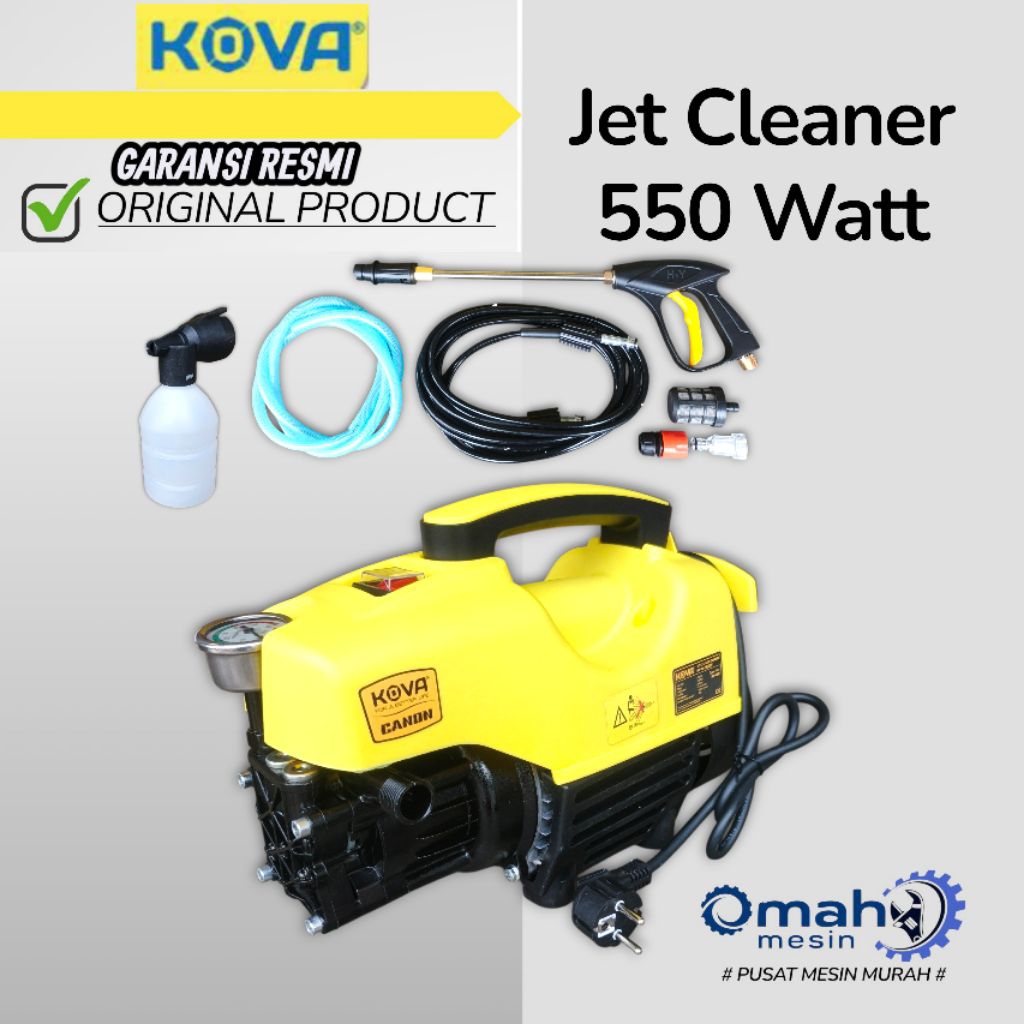 Kova Canon Jet Cleaner High Pressure Alat Steam Mesin Cuci Mobil Motor KOVA HY168
