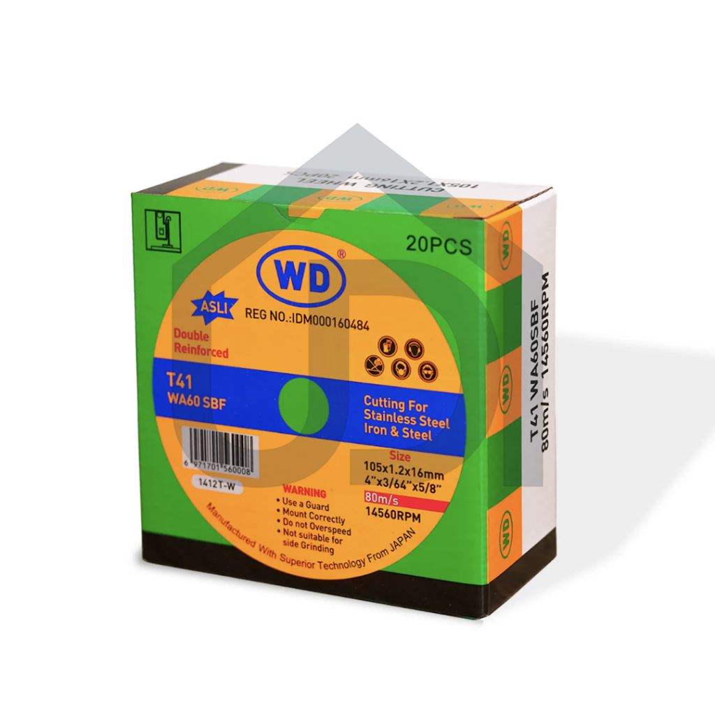 Mata Gerinda Potong WD 4 inch  x 1.2 mm Cutting Wheel (per box)