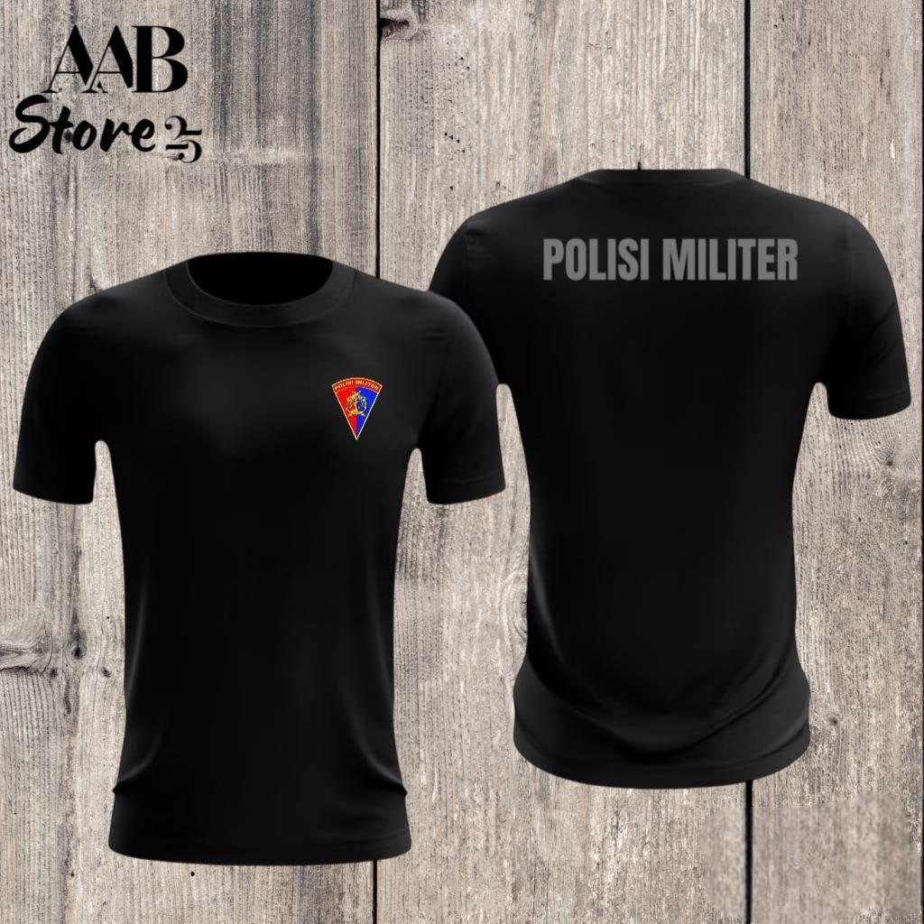 kaos jersey pria polisi militer